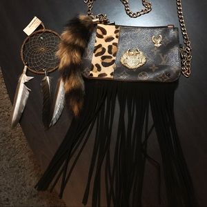 Upcycled Louis Vuitton cross body